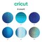 Cricut Holographic Vinyl, Blue Sampler - Permanent (6 ct)